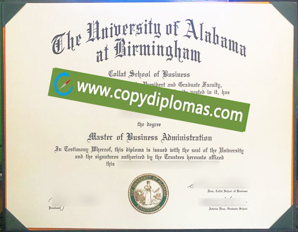 University of Alabama diploma