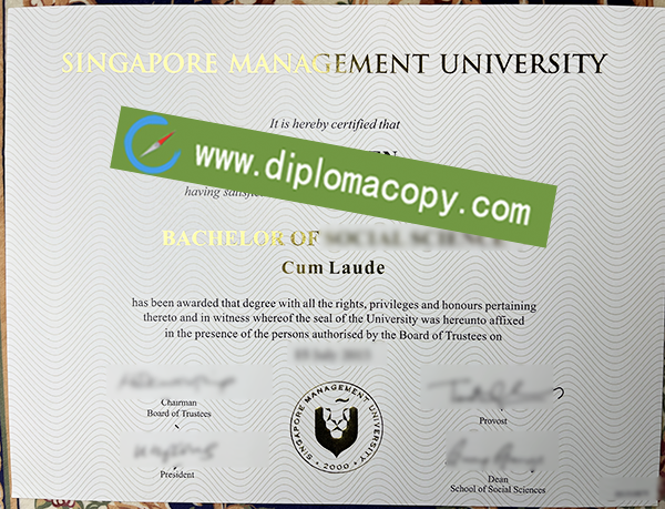 SMU fake degree, Singapore Management University certificate