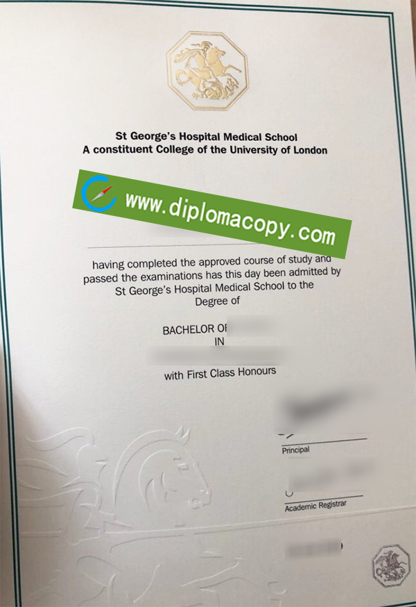 St George's University of London diploma, SGUL fake degree