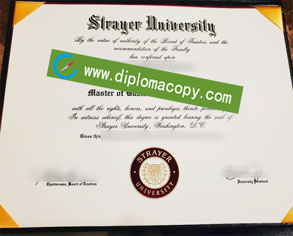 Strayer University degree, fake Strayer University diploma