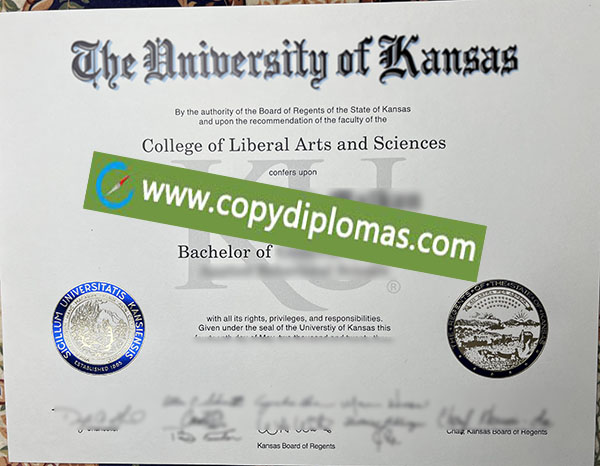 University of Kansas diploma