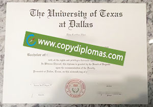 University of Texas at Dallas degree