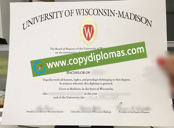 University of Wisconsin-Madison diploma