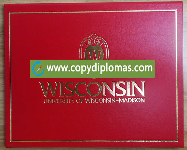 University of Wisconsin–Madison diploma cover