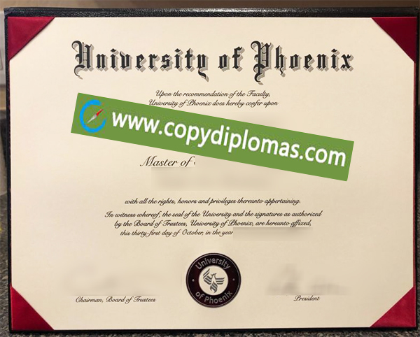 University of Phoenix diploma