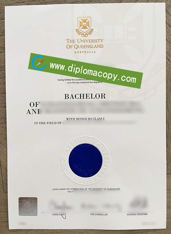 University of Queensland diploma, University of Queensland fake degree