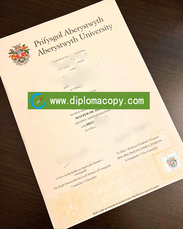 Aberystwyth University degree, fake Aberystwyth University diploma