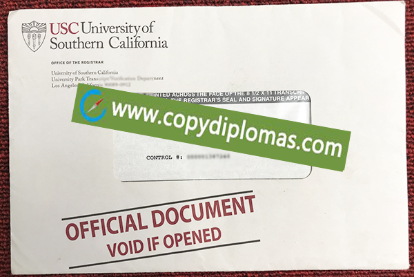 University of South California envelope