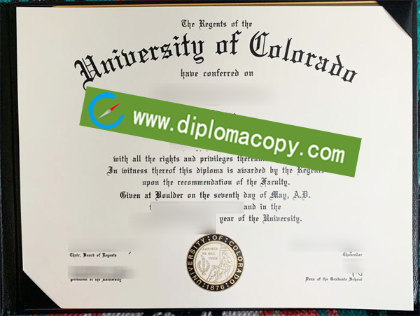 University of Colorado diploma, fake University of Colorado degree