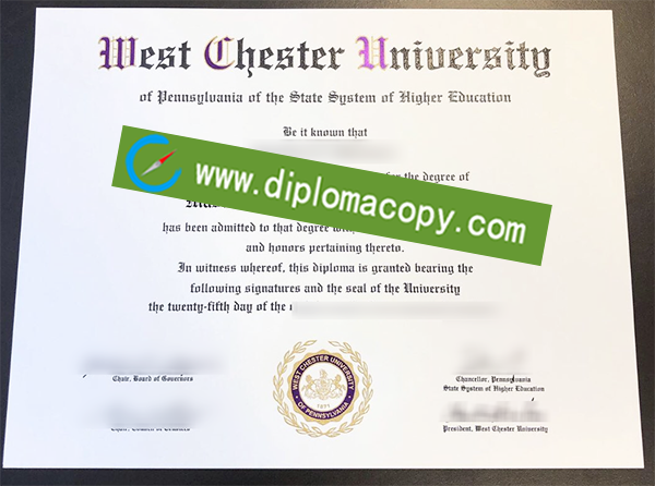 West Chester University diploma, West Chester University fake degree