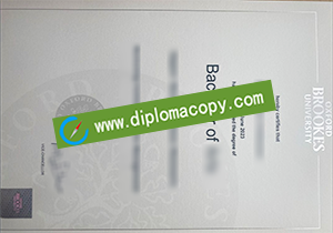 buy Oxford Brookes University fake certificate