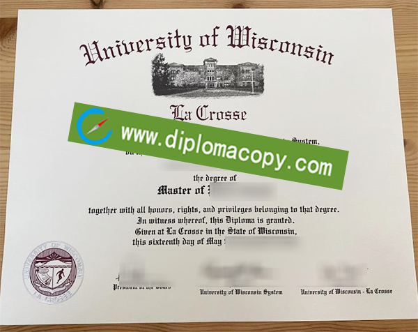 UW–La Crosse fake degree, University of Wisconsin diploma