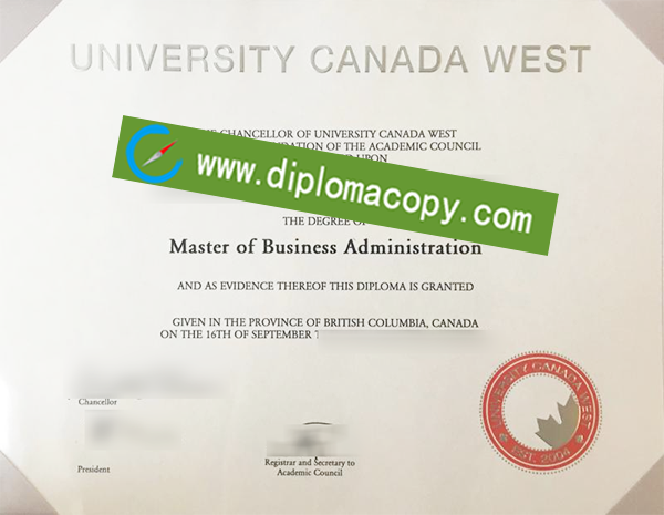 University Canada West degree, fake UCW diploma