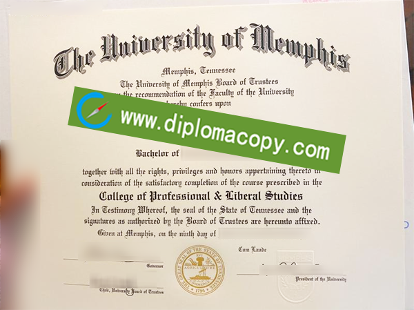 University of Memphis degree, fake University of Memphis diploma