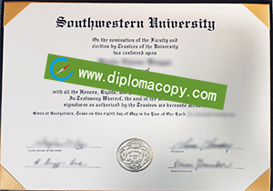 buy fake Southwestern University diploma