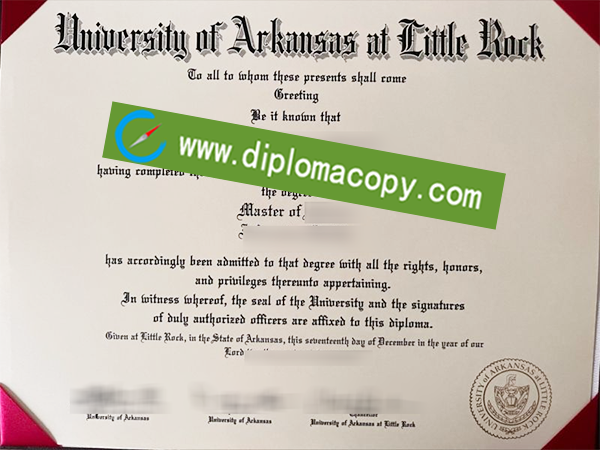 UA Little Rock fake degree, University of Arkansas diploma