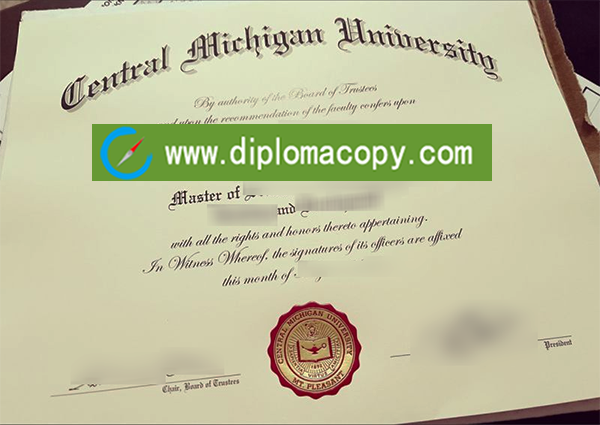 Central Michigan University diploma, Central Michigan University degree