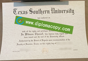 buy fake Texas Southern University degree