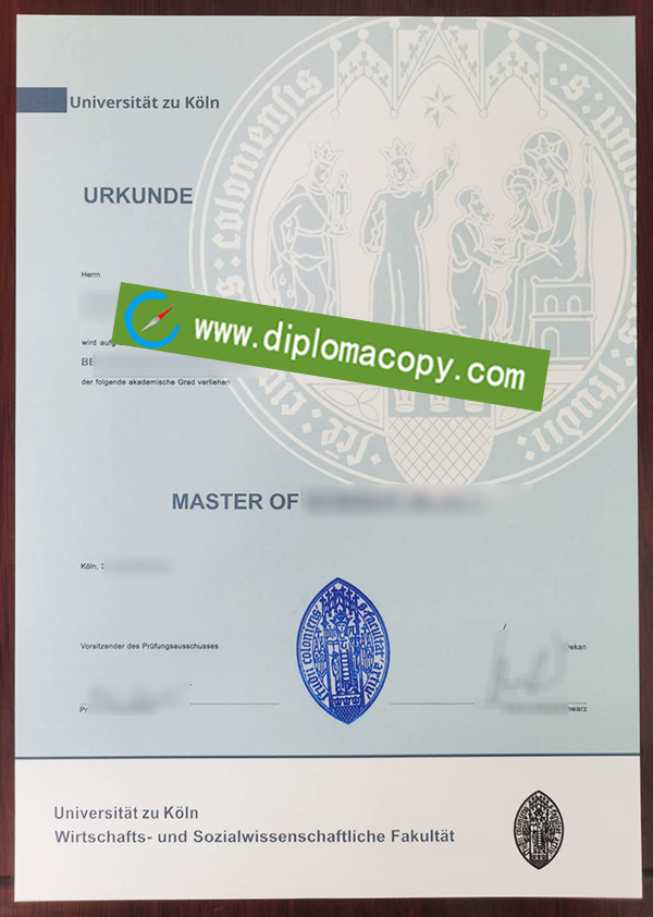 Universität zu Köln diploma, Universität zu Köln degree