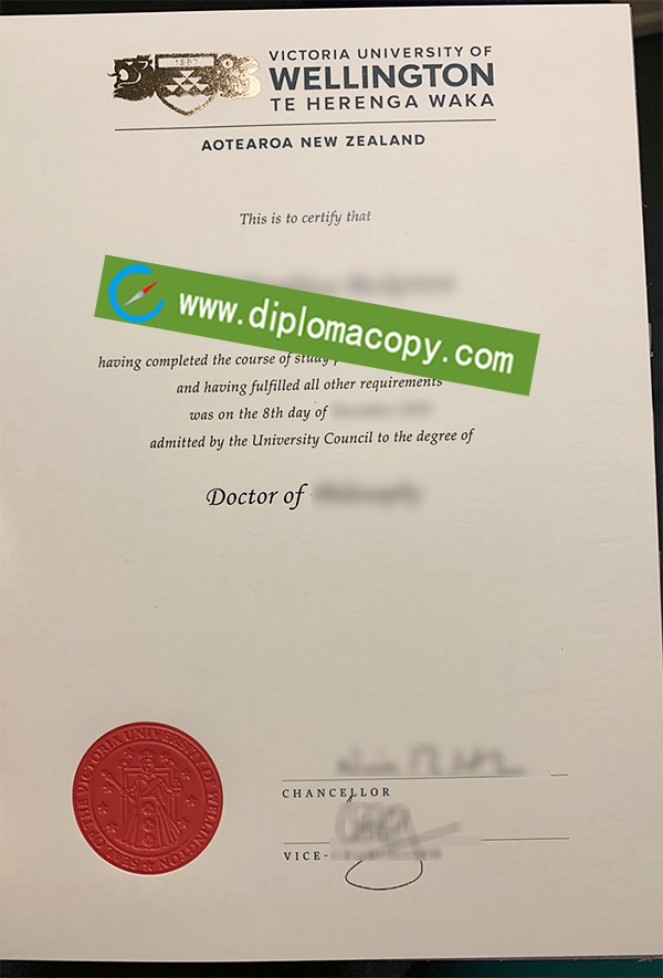 Victoria University of Wellington degree, Victoria University of Wellington diploma