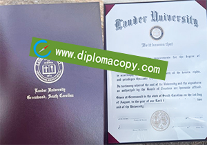 buy fake Lander University degree