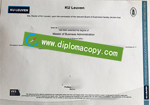 buy fake KU Leuven diploma