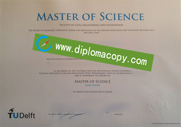 Technische Universiteit Delft degree, TU Delft diploma