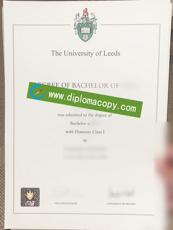 University of Leeds diploma, University of Leeds certificate