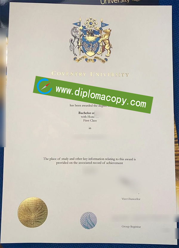 Coventry University degree, Coventry University diploma