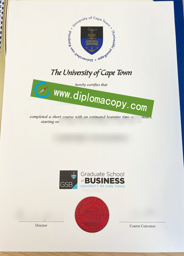 UCT degree, University of Cape Town diploma