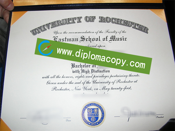 University of Rochester degree, University of Rochester diploma