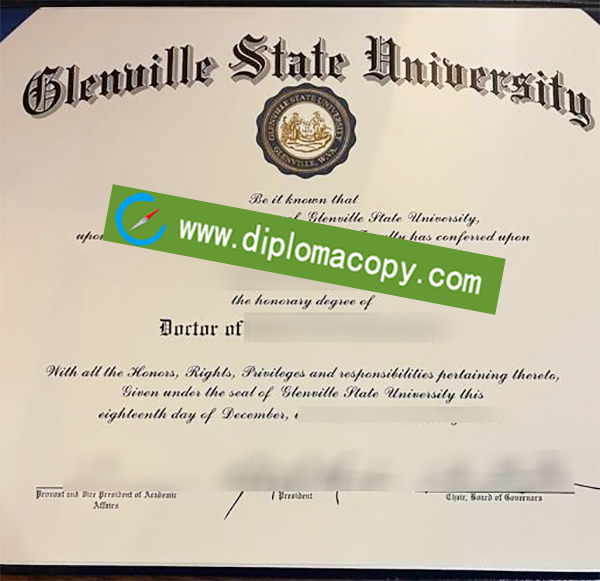 Glenville State University degree, GSU diploma