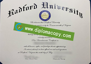 buy fake Radford University degree