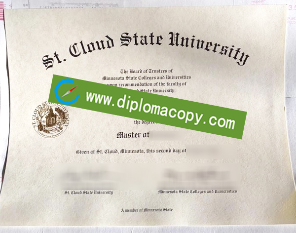 St. Cloud State University degree, SCSU diploma