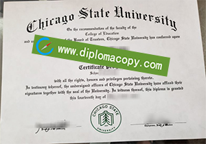 buy fake Chicago State University degree