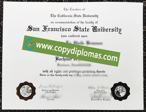 SFSU diploma