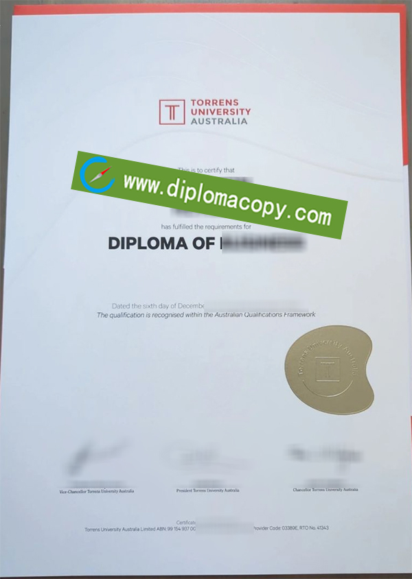 Torrens University diploma, Torrens University Australia degree