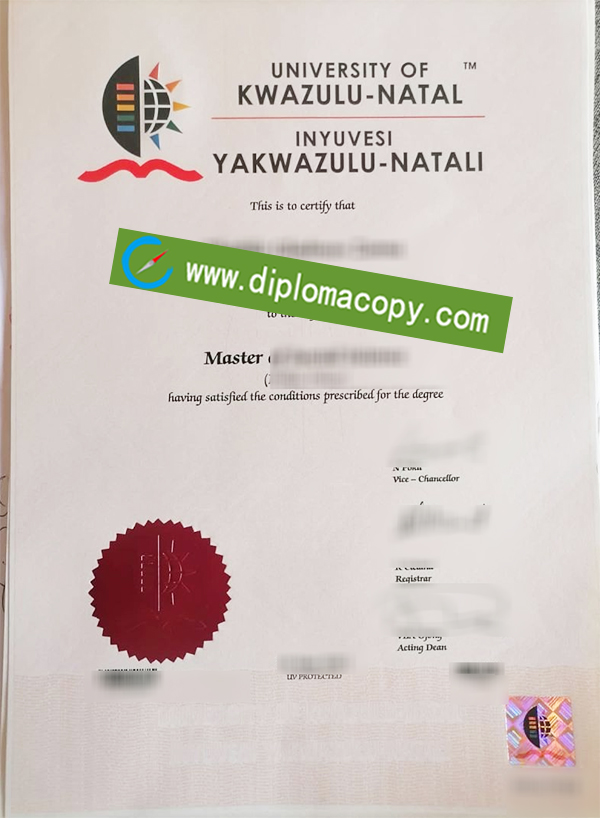 University of Kwazulu-Natal diploma, UKZN degree