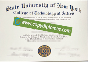 buy fake Alfred State College diploma