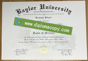 buy fake Baylor University diploma