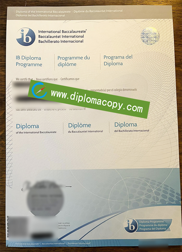 International Baccalaureate degree, International Baccalaureate diploma