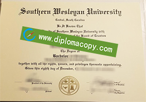 buy fake Southern Wesleyan University diploma