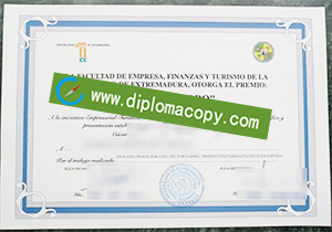 buy fake University of Extremadura degree