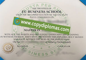 buy fake EU Business School degree