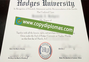 buy fake Hodges University degree