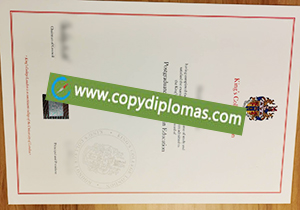 buy fake King's College London diploma