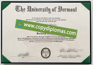 buy fake University of Vermont degree