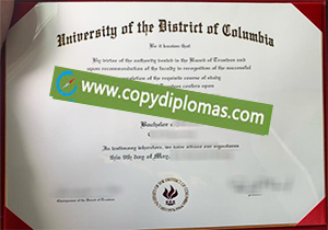 buy fake University of the District of Columbia degree