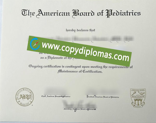 ABP diploma