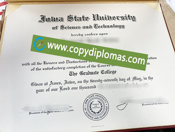 Iowa State University degree, Iowa State University diploma